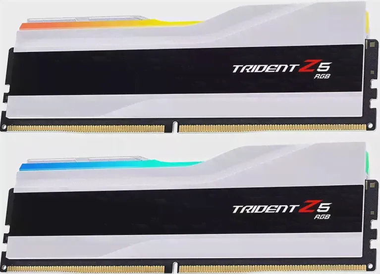 Модуль памяти DDR5 64Gb G.Skill 6000 Trident Z5 RGB F5-6000J3040G32GX2-TZ5RW (2x32Gb Kit)-0