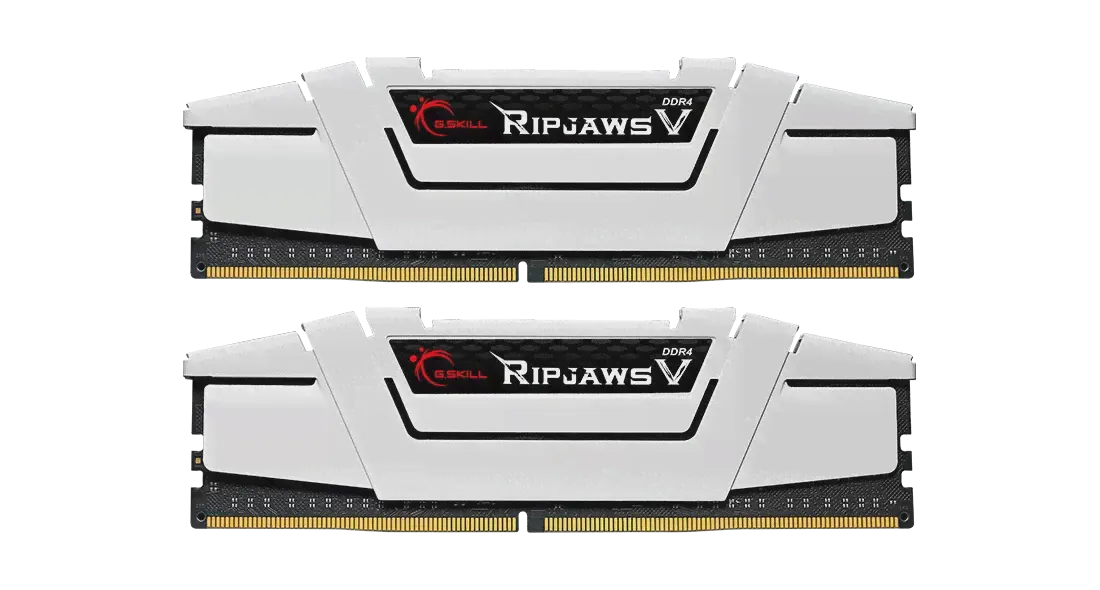 Оперативная память 32 Gb 3600 MHz G.SKILL RIPJAWS V White (F4-3600C18D-32GVW)