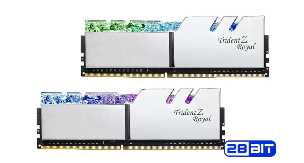 Оперативная память 32 Gb 4000 MHz G.Skill TRIDENT Z ROYAL Silver (F4-4000C16D-32GTRSA)