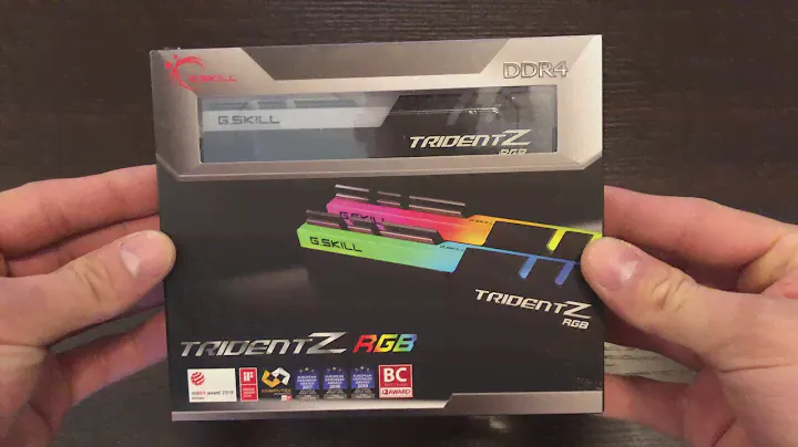 G.Skill Trident Z RGB Series Unboxing EN