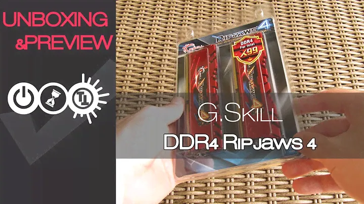 G.Skill Ripjaws 4 DDR4 RAM Unboxing & Preview
