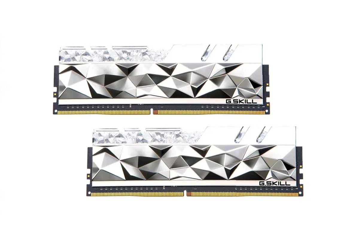 Модуль памяти DDR4 G.SKILL TRIDENT Z ROYAL ELITE 32GB (2x16GB) 3600MHz CL14 (14-14-14-34) 1.45V / F4-3600C14D-32GTESA / SILVER-3